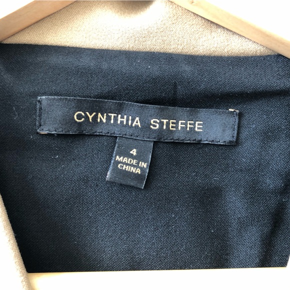 Black and Tan Cynthia Steffe Blazer Size US 4 - Picture 3 of 3